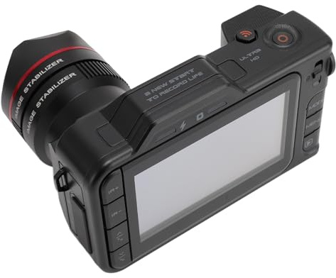 Digitalkamera, 5K 50MP Vlogging-Kamera mit 50-fachem Digitalzoom, 4800 MAh, 4,0-Zoll-Bildschirm, Nachtsicht, Anti-Shake, Kompakte Reisekamera