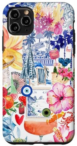 European Summer Collage Italian Case for iPhone 11 Pro Max