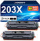 NOGIVY 203X CF540X Schwarz Toner Kompatibel für HP 203X 203A CF540X CF540A für Color Laserjet Pro MFP M281fdw M281fdn M280nw M281cdw M254dw M254nw M254dn CF540X (Schwarz, 2er-Pack)