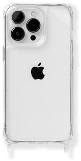 Woodcessories - Change Case, Handyhülle für iPhone 13 Pro Hülle mit Ösen - Transparent Case zum Umhängen ohne Kette
