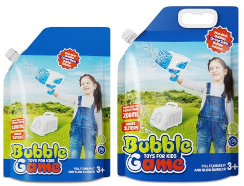 PANACARE KONZENTRIERT Seifenblasenflüssigkeit, Seifenblasenlösung (bis zu 3L) Mischung der Seifenblasen für elektronische Seifenblasenmaschine/Seifenblasenpistole, Bubble Concentrate（300ml-3L）