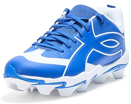 Under Armour Leadof Icon Low Rm Jr Baseball Cleats Boys' Trainers, 400 Royal Black, 1/1.5 UK