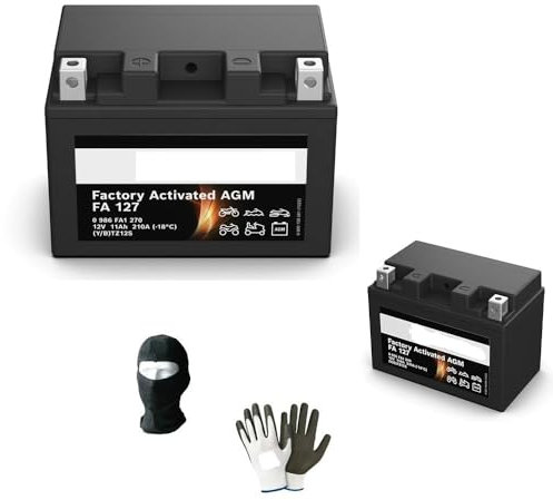 Compatible avec Yamaha XP A T-Max ABS 530 ANNÉE 2012 al 2016 Batterie YTZ12S FA1270 EXPÉDIÉE DÉJÀ CHARGÉE ET PRÊTE Batteries SLA 11AH AMPÈRE 12 Volts 150X88X110MM