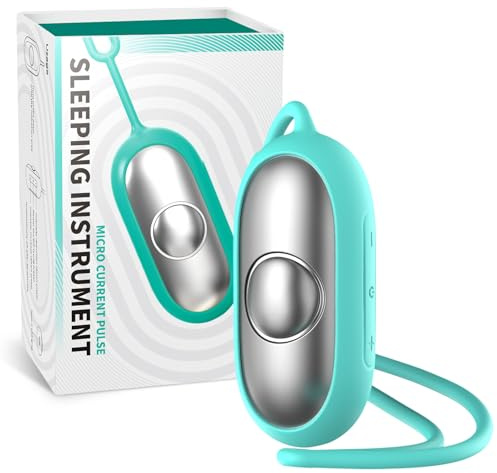 WinkithW Handheld Calm Device for Adults & Kids – Microcurrent Palm Tool for Better Sleep & Stress Relief, Drug-Free Wellness Device, Helps Quiet a Racing Mind, 20-Min Session（Green）