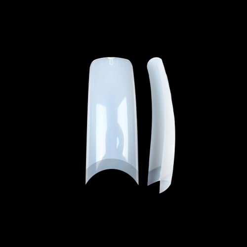 TNBL Natural Nail Tips Refill Pack of 50 (Size 6) for Artificial Nail Extensions, Manicure & Pedicure