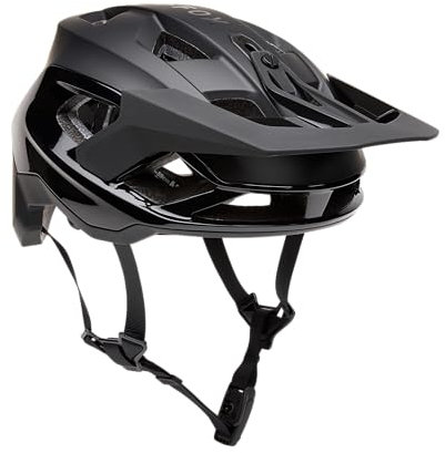 Fox Racing Speedframe Pro MT BLK CE – Mountainbike Helm, MIPS Helm, Fahrradhelm schwarz – MIPS Air Node Schutz – BOA Fit System – abnehmbares Visier – Matte Black, Größe: S