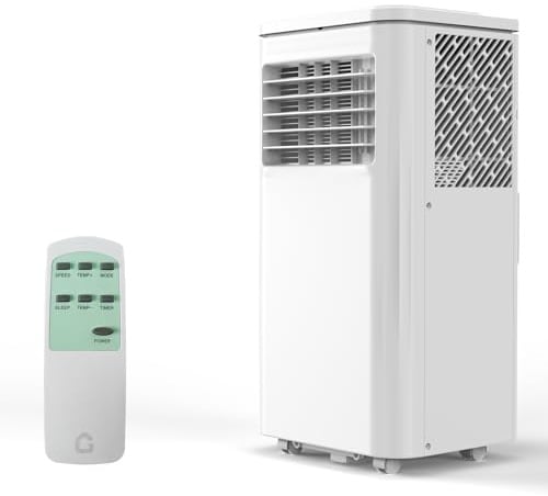 8,000 BTU Portable Air Conditioner, Quiet Portable Cooling AC Unit Up to 350 Sq.Ft with Dehumidifier, 24 Hour Timer, Sleep Modes, AC Unit 3