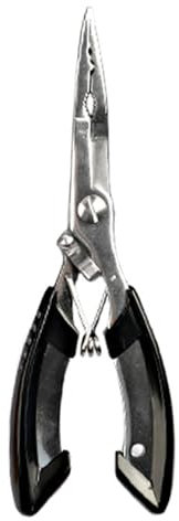 Tbest Fish -pliers Stainless Steel -fishing Cutter Tied (Black)