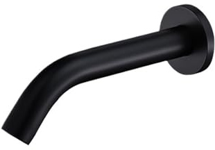 24 cm, contrôle Automatique du Robinet Intelligent Mural, Tension (Noir)