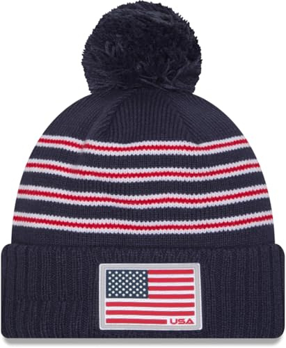 New Era Ryder Cup 2025 Knit PGA Beanie, Saturday / OS Blue, Einheitsgröße