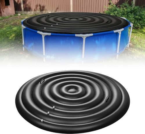 Universal Aufblasbare Hot Tub Abdeckung, 180cm Aufblasbare Abdeckung | Whirlpool Thermoabdeckung Rund, mit Zwei Griffen und Deflationsventil