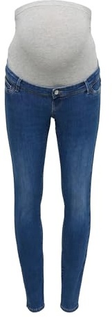 ONLY Damen Skinny Jeans Blau xx_l/30 | Skinny Fit, Casual, Bei max. 40 grad waschen