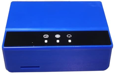 Aisuoka Servidor de Impresión WiFi Ethernet Bluetooth: Transforme Su Impresora USB en una Impresora Inalámbrica. Enchufe UE