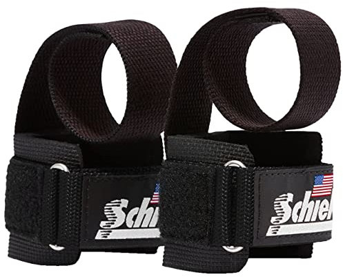 Schiek Sports 1000-PLS Deluxe Power Lifting Handgelenkbandagen – Gewichtheber-Handgelenkbandagen (schwarz)
