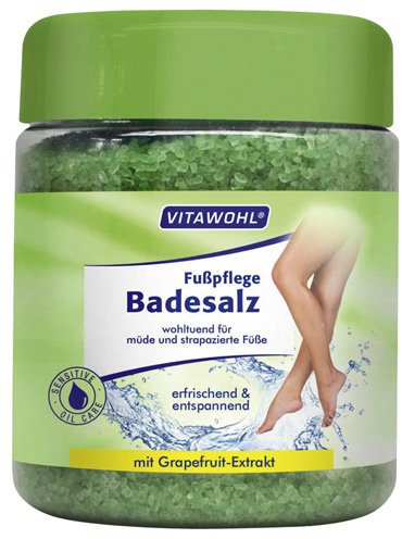 Vitawohl Fu-Badesalz 600 g, 2er Pack (2 x 600 g)