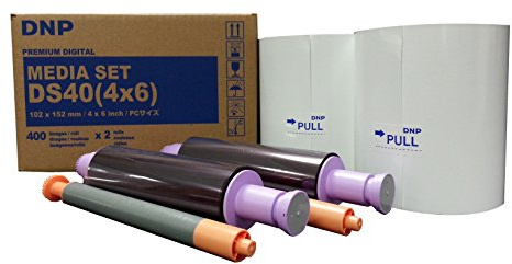 DNP DS40 Dyesub Druckerpapier, 4 x 6, 800 glänzende Drucke von DNP