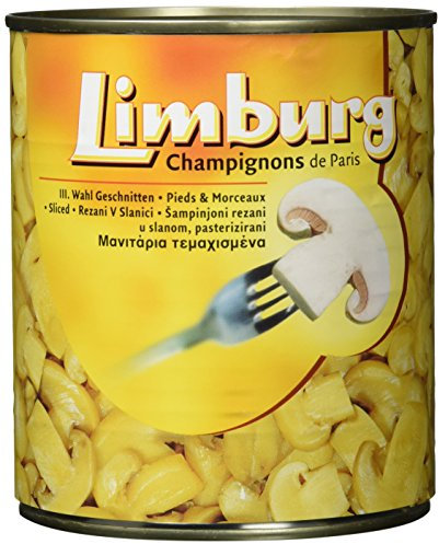 Limburg Champignon III.Wahl geschnitten, 6er Pack (6 x 460 g)