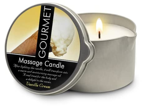 GOURMET COLLECTION Gourmet Massagekerze mit Vanille 200 ml für Entspannungsliebhaber, unisex, Erwachsene