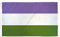 AZ FLAG - Flagge Genderqueere - 150x90 cm - Für Queers Fahne 100% Polyester mit Messing-Ösen - 110g