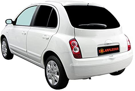 Solarplexius Auto-Sonnenschutz Scheiben-Tönung passgenau für Nissan Micra K12 5-Türer Bj. 03-10 Keine Folie Komplettsatz
