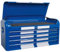 SEALEY Werkzeugkiste ap41104bws 4 Schublade breit Retro Stil – Blau mit weißen Streifen