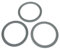First4Spares Rubber Base Seals 3 Pack for Kenwood Liquidiser, Blender, Mixers and Juicers