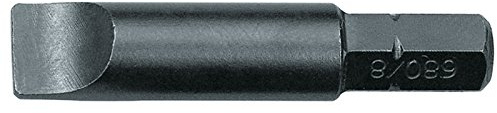 GEDORE Schraubendreherbit 1/4 Zoll,Vorteilspack 10- Teilig, Schlitz 8 mm, 680 8 S-010