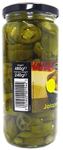 Aleyna - Geschnittene grüne Jalapeños - 2 x 480 g