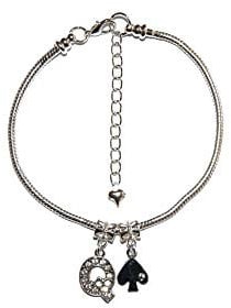 Queen Of Spades Euro Anklet Ankle Chain Bracelet Style 2 - Sexy Jewels