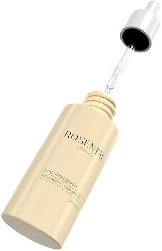 ROSENTAL ORGANICS Hyaluron Serum - Hochdosierte BIO Hyaluronsäure - Gesichtspflege - 100% Natürlich - Feuchtigkeitspflege für das Gesicht - Anti-Aging - Naturkosmetik (30ml)