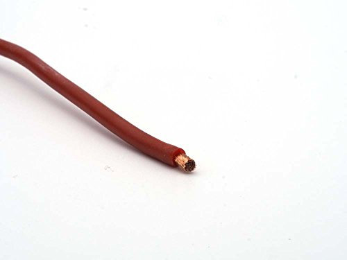 Silikon Kabel Silikon-Litze Typ NEG Hochflexibel | 1 Meter | Rot | 2,5mm² | CopterFarm