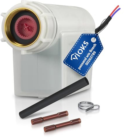 VIOKS Magnetventil Wasserstopventil Ersatz für Bosch 00263789 Bitron Typ 902 Aquastop Ventil - Reparaturset Aquastop für Zulaufschlauch Geschirrspüler Spülmaschine
