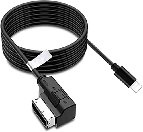Car Aux Cable AMI MDI Interface Music Power Adapter Compatible with A3/A4/A5/A6/A8/S4 Volkswa-ge for iP11 Xs (3.3 FT)