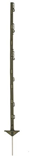 Weidezaunpfähle 125cm grün 20 Stück Pack Doppeltritt (105cm über Boden)