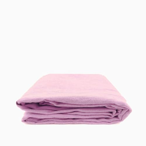 JOWOLLINA Laken Bettlaken Überwurf 100% Leinen Stonewashed 220 g/m2 (230x240 cm, Pink Lilac)