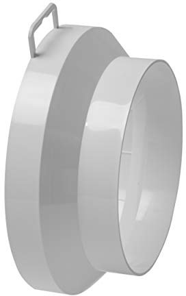 Vent Systems 125 mm bis 150 mm Kanal Reduzierstück Adapter Verbinder Fitting Rohr Erhöhung Reduzierstück Konus für HVAC Lüftungssysteme ABS Kunststoff PVC Rohr (125 mm bis 150 mm)