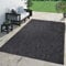 TT Home Teppich Für Outdoor Küchenteppich Balkon Terrasse Unifarbenes Design Modern, Farbe:Anthrazit, Größe:60x100 cm