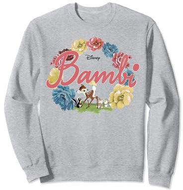 Disney Bambi Floral Ring Logo Sweatshirt