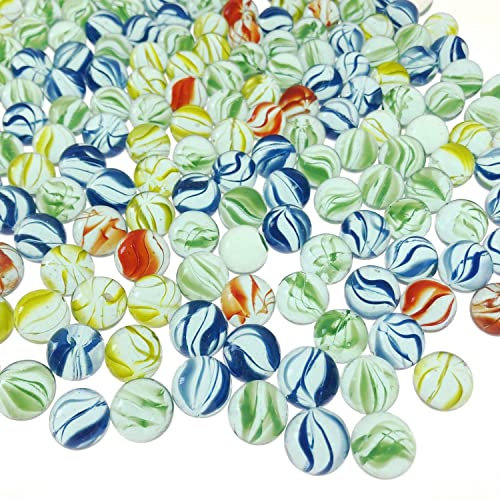 JZK 200 x bunte klassische Retro-Glasmurmeln läuft Katzenauge, Kinder-Party-Spielzeug für Partytütenfüller, Partygeschenke, Kindergeburtstagsgeschenk