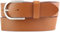 BELTINGER Damen-Gürtel aus Vollrindleder 4 cm | Jeans-Gürtel 40mm | Mit Runder Schließe | Tabac 85cm