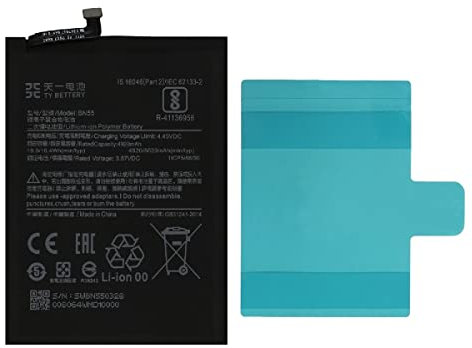 [TY BETTERY] Akku kompatibel mit Xiaomi Redmi Note 9S | BN55