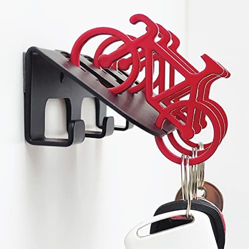 Bicycle Keychain Wall Holder and Bottle Opener