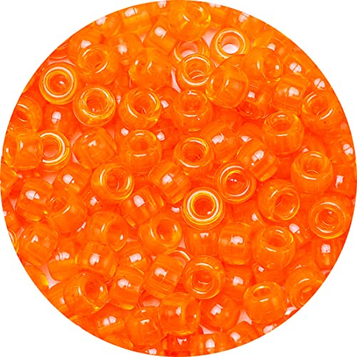Eppingwin Beads and Bead assortments (1000 Pony Beads-Orange Transparent)…