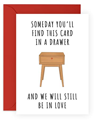 Anniversary Card For Husband - Wedding Anniversary Card For Wife - Romantic Boyfriend Love Greeting - Sweet Gifts For Him Or Her - Girlfriend Valentines Day - Comes With Fun Stickers