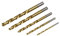 NITVIA 5 pièces Foret à Main Gauche 3.2/4.8/6.4/8.08.7mm Outils d'extraction Pratiques for Le perçage/l'inversion