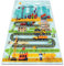 Kinderteppich JUNIOR 52105.801 Baustelle, Straßen, für Kinder, Anti-Rutsch - blau 160x220 cm