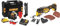 DeWalt - Laser Multilignes 3x360° 12V Li-Ion 2Ah - Niveau Laser Autonivelant 4° sans Fil avec Faisceaux Rouges & Outil Oscillant Multi Cutter 18V Sans Fil Brushless - Livré avec Jeu d'Accessoires