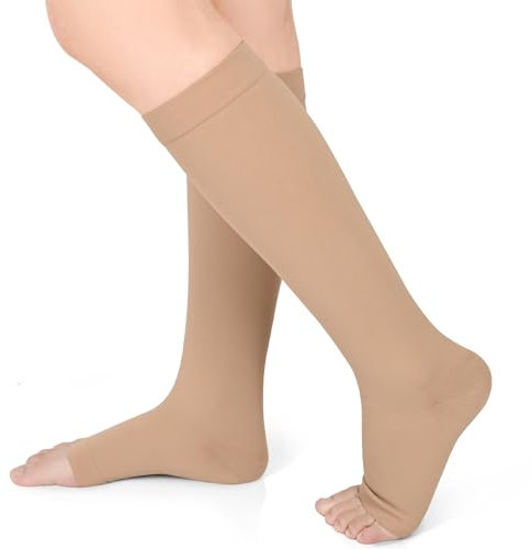 Evolyline Medizinische Kompressionsstrümpfe Damen & Herren 20-30 Mmhg Klasse 2, Kompressionssocken ThrombosestrüMpfe Damen Flug, StüTzstrümpfe Damen Stützstrumpfhose FüR Krampfader KnöChel