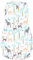 TupTam Baby Pucksack OEKO- TEX zertifizierte Materialien Swaddle Bag Wattiert Babyschlafsack 2.5 TOG unisex, Farbe: Wattiert 2.5 TOG/Safari Grün, Größe: 3-6 Monate