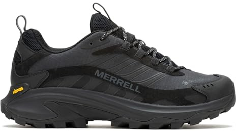 Merrell Unisex Moab Speed 2 GTX Sneaker, Black, 43 EU